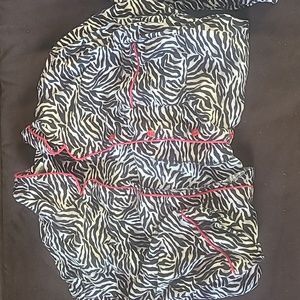 Classic Elements Small Zebra print pajamas